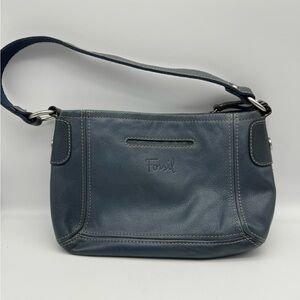 Fossil Blue Shoulder Handbag Purse Bag